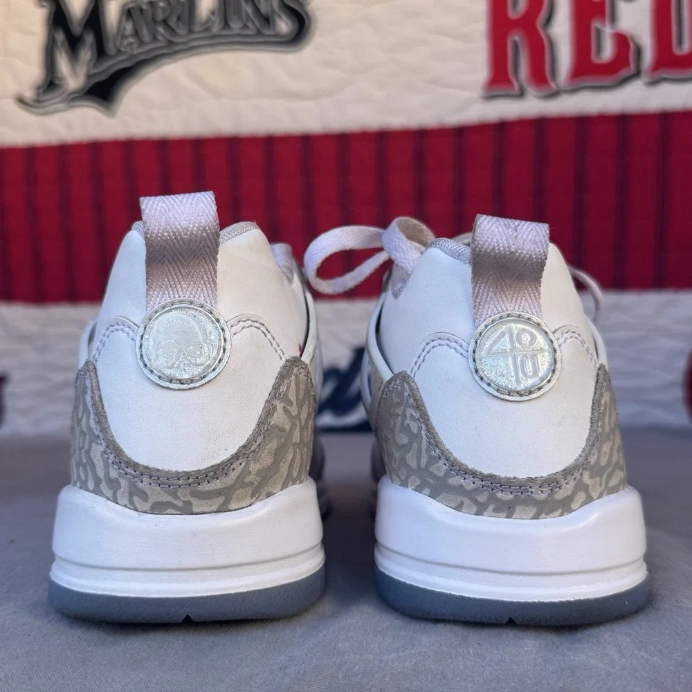 Size 7Y - Nike Jordan Spizike‎ Low White / Neutral Grey FQ3950-103